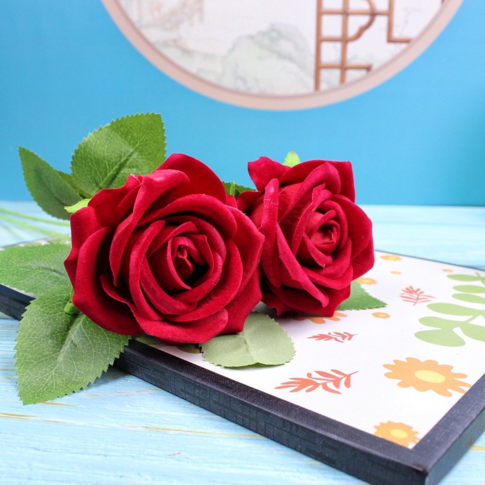 Wholesale Luxury Romantic Preserved Rose Artificial Loose Flowers Red Rose Bridal Bouquet Wedding Party Events DIY Decoration