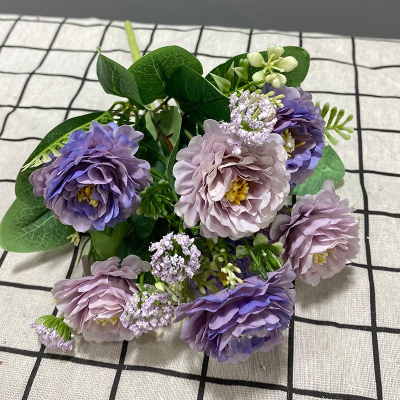 Factory Direct Sale Fabric Bonsai Lotus Plants Artificial Lotus With Succulent In Pot For Indoor Decoration