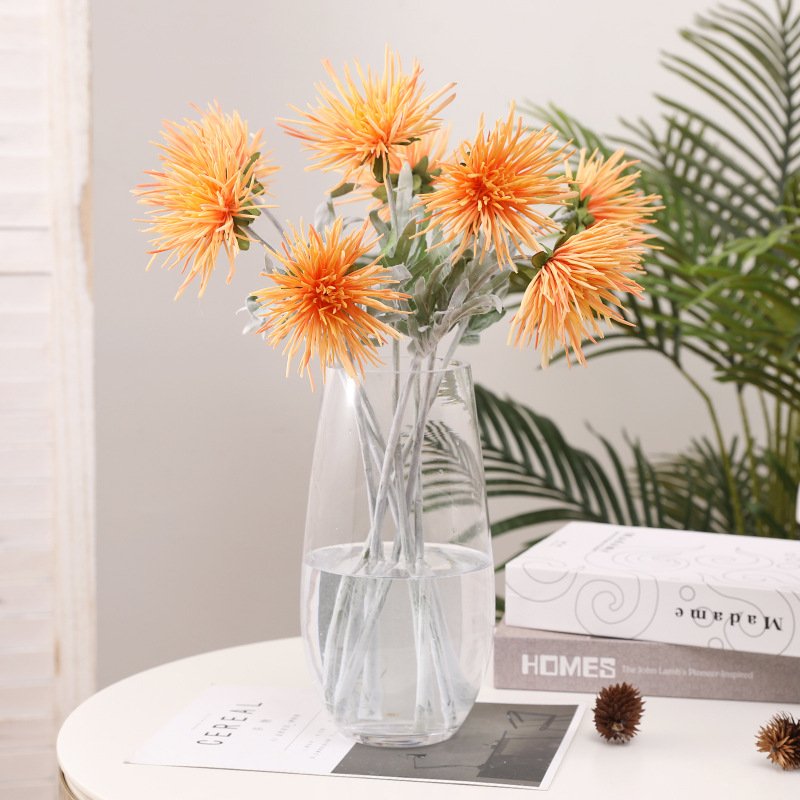 2024 Crabbit Chrysanthemum Home Soft Decoration Living Room Decoration Chrysanthemum Artificial Flowers