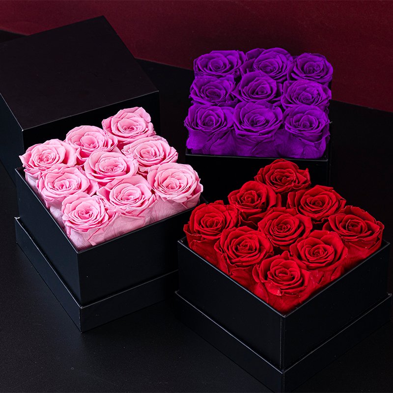 Mother Day Gift Everlasting Roses Preserved Rose Flower Boxes For Valentine's Day Mother's Day Wedding Gifts For Guests 2024