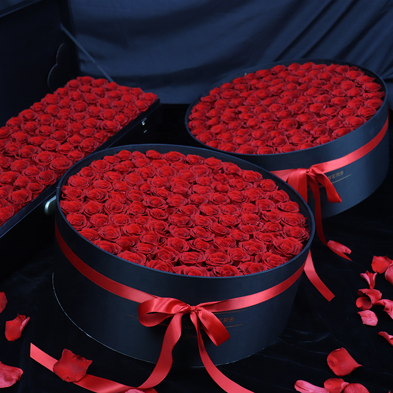 Wholesale Natural Preserved Rose for Mothers Day Gifts forever Flower Eternal Natural infinity forever roses 99 rose gift box