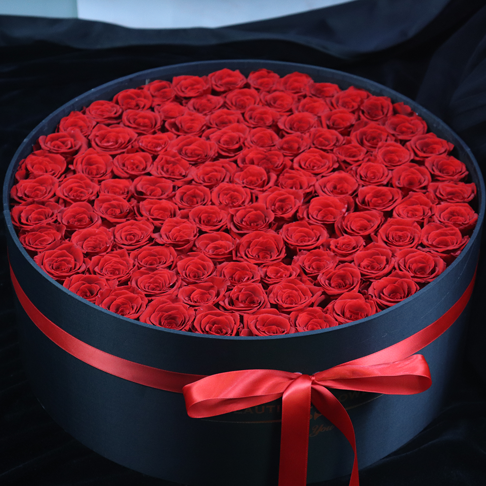 Wholesale Natural Preserved Rose for Mothers Day Gifts forever Flower Eternal Natural infinity forever roses 99 rose gift box