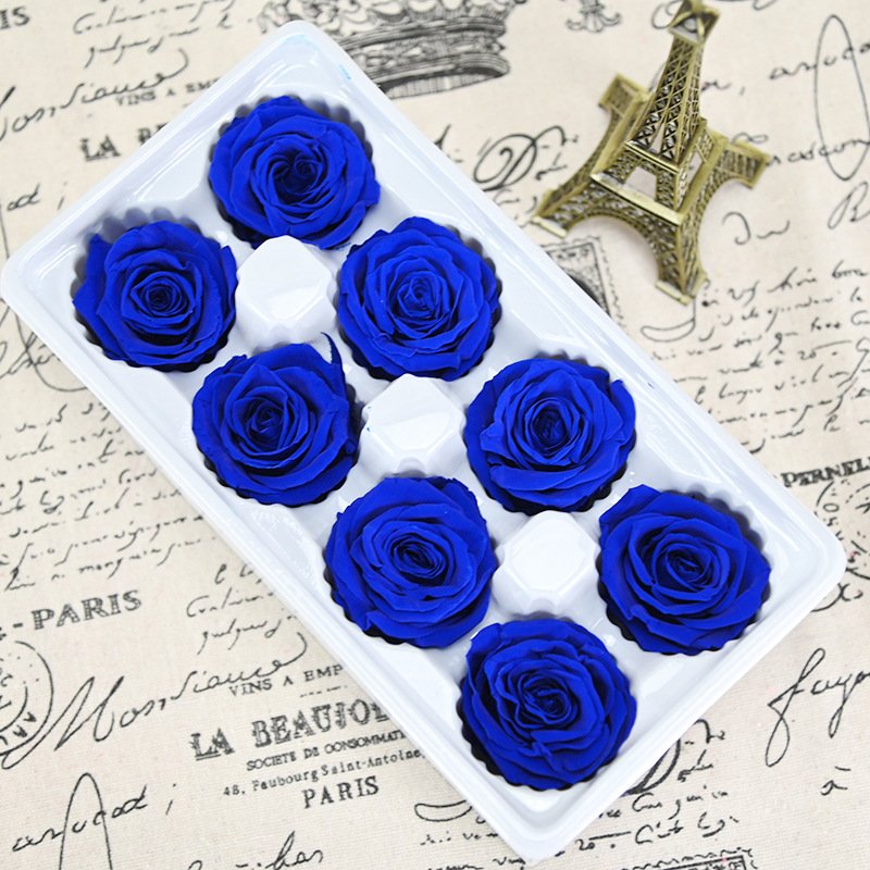 Wholesale A Grade Beautiful Eternal Rose Heads Preserve Big Roses Preserved Flowers For Decoration Gift