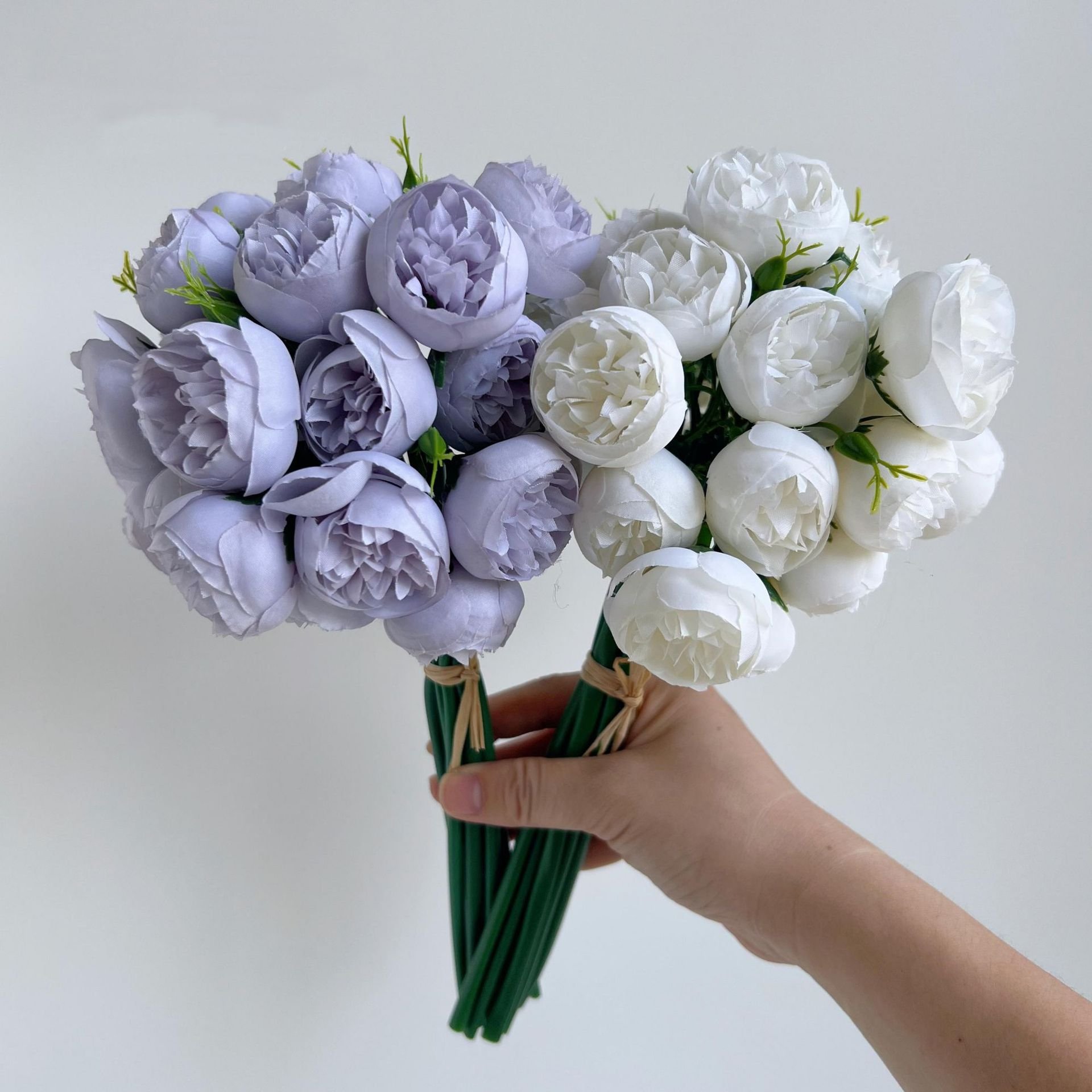 M846 Hot sale INS style 27 heads artificial silk rose bouquet flowers for wedding home decoration