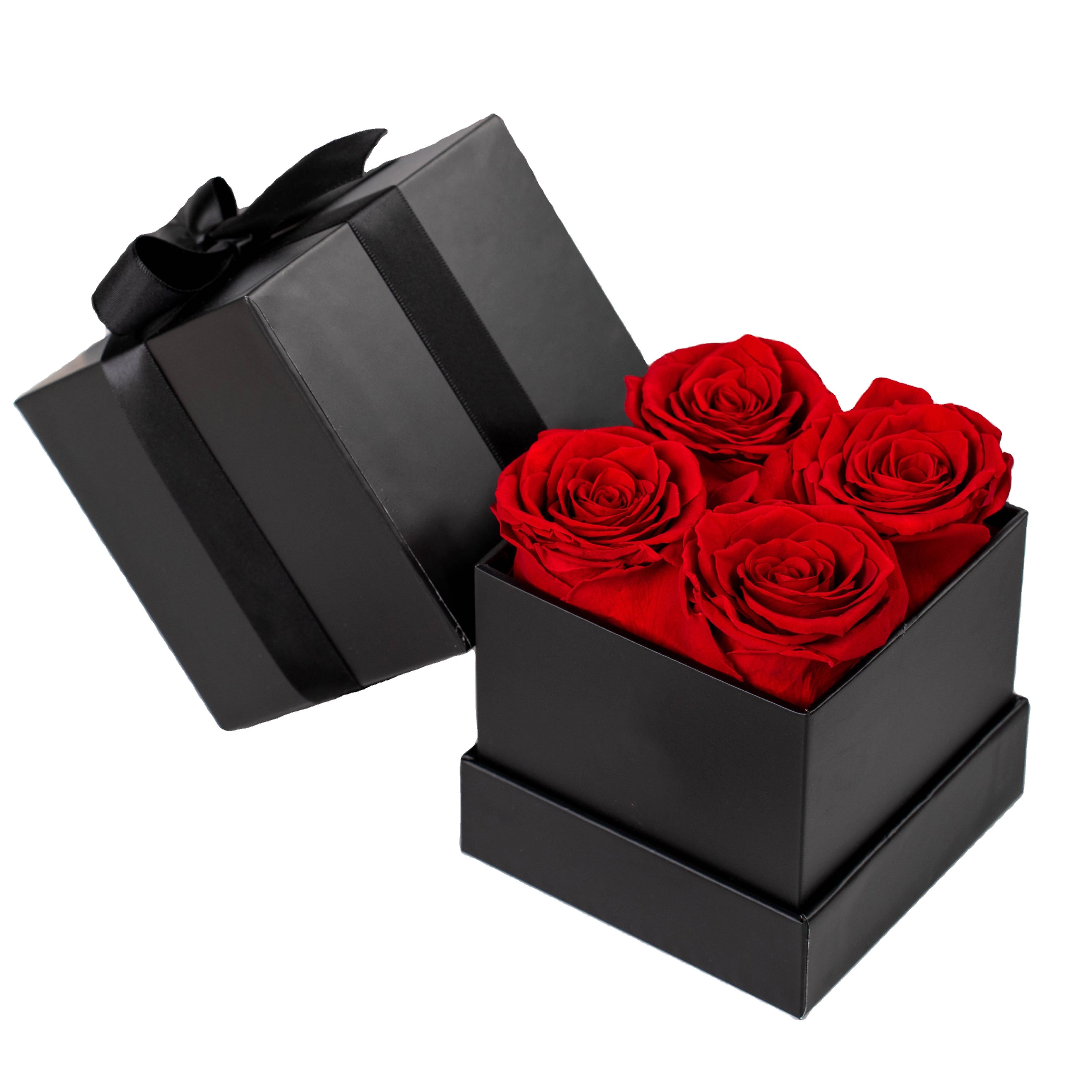 Eternal Rose Gift Box for Valentines Day Premium Preserved Roses in Pink Infinity Box