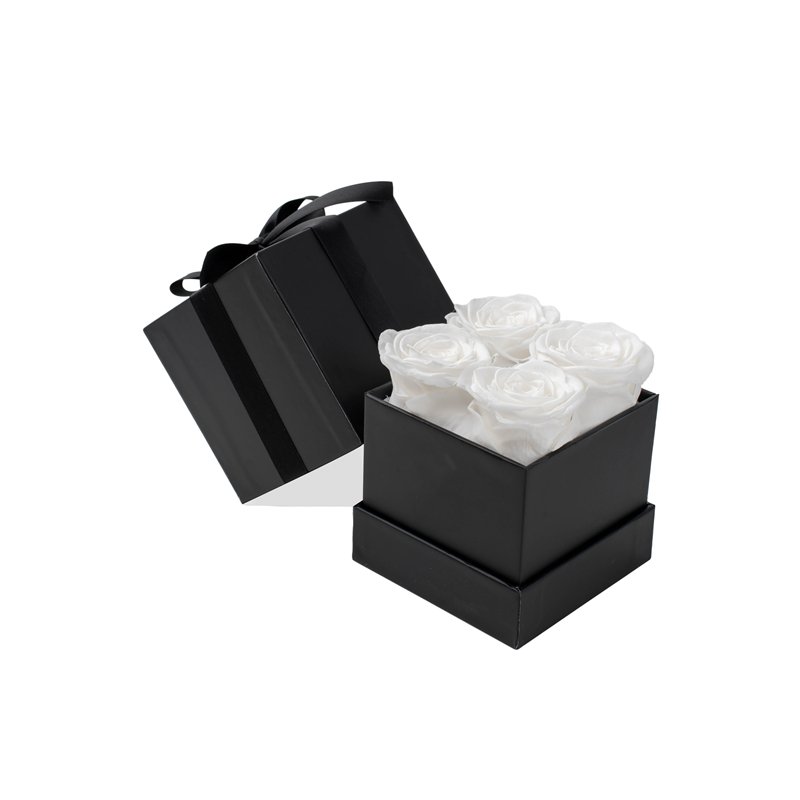 Eternal Rose Gift Box for Valentines Day Premium Preserved Roses in Pink Infinity Box