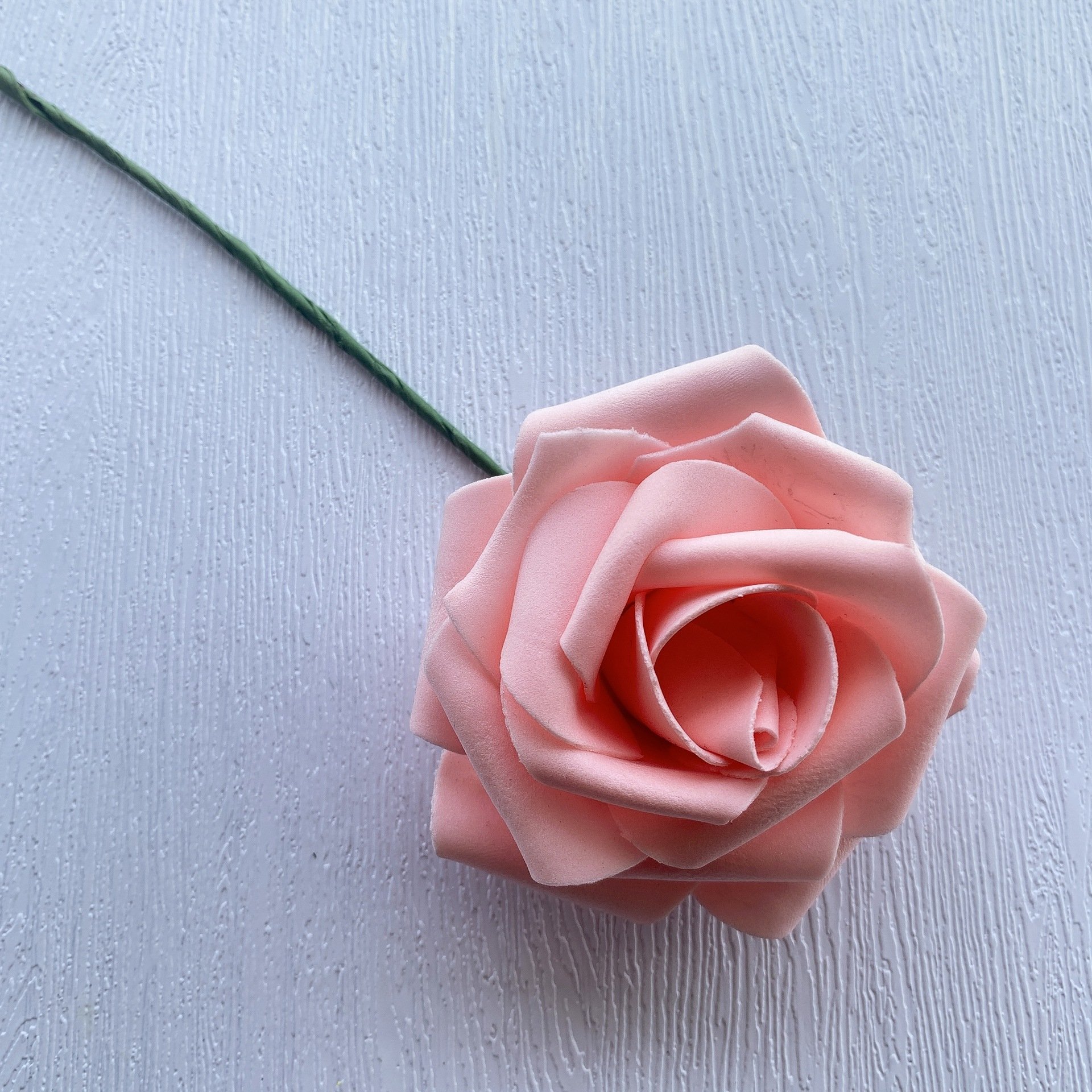 Artificial Foam Rose Flowers with Stem for Cake Decoration Foam Rose Bulk Wholesale 8cm Diameter 10 Bags 50pcs Per Bag 14 Colors