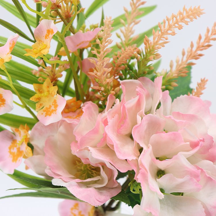 Wholesale 38cm Hot Selling Oncidium Wheat Ear Bouquet Artificial Hydrangea Preserved Flowers & Plants Decorative Wreaths Plants