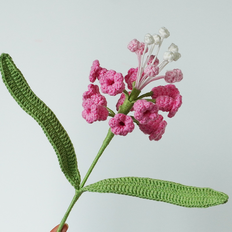 Decoration Home And Living Diy Floral Decor Crochet Flower Handmade Hyacinth Woven Bouquet Crochet Flower