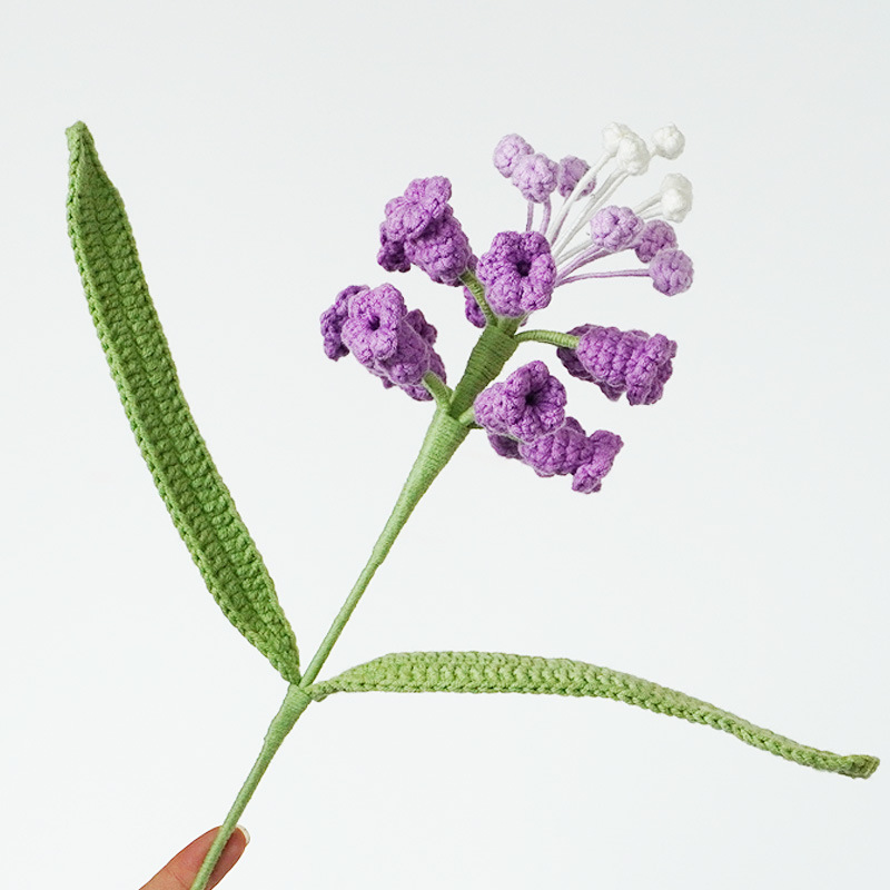 Decoration Home And Living Diy Floral Decor Crochet Flower Handmade Hyacinth Woven Bouquet Crochet Flower