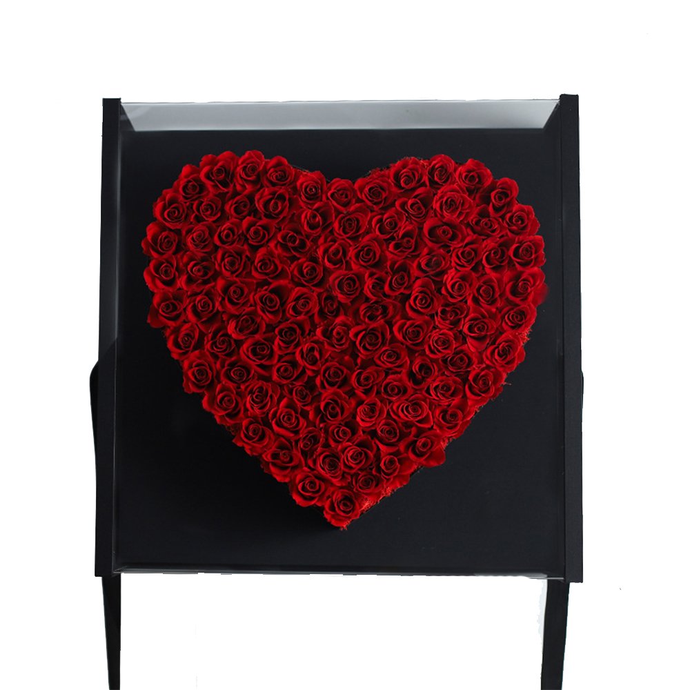 INUNION Eternal Flower With Luxury Box Preserved Flower for Mother's Day Gift and Valentine's Day