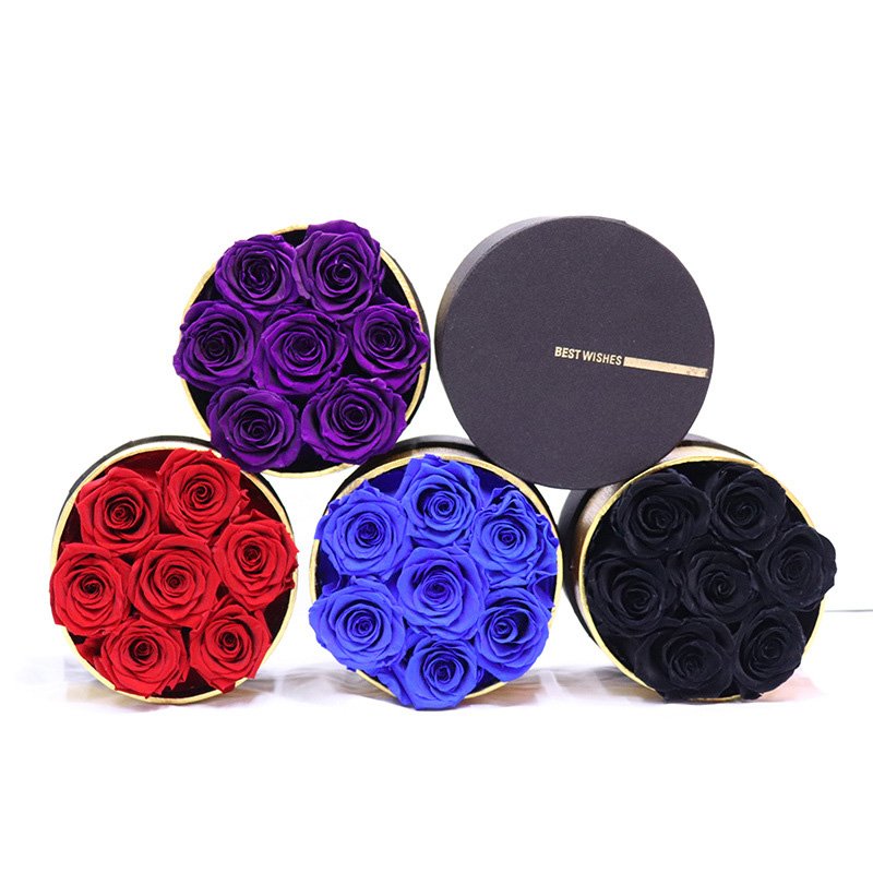 YS-01 verlasting Flower Gift Box Christmas Gift Manufacturer High Quality Finished Rose Hug Bucket