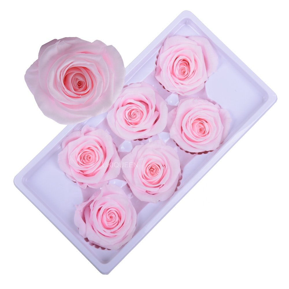 UKIQUEEN Wholesale Eternal Rose Preserved Flower Forever Eternal Infinite Immortal Lasting Rose Long Life Preserved Rose Head