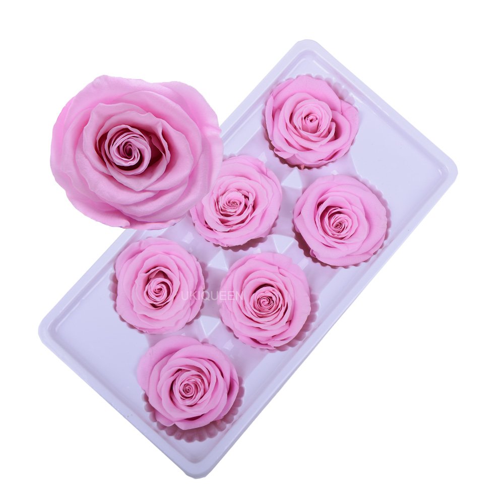 UKIQUEEN Wholesale Eternal Rose Preserved Flower Forever Eternal Infinite Immortal Lasting Rose Long Life Preserved Rose Head