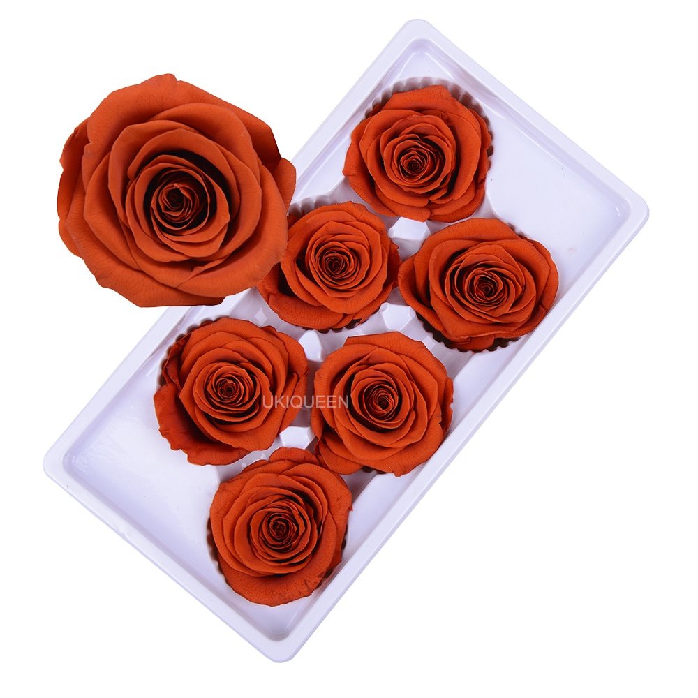 UKIQUEEN Wholesale Eternal Rose Preserved Flower Forever Eternal Infinite Immortal Lasting Rose Long Life Preserved Rose Head