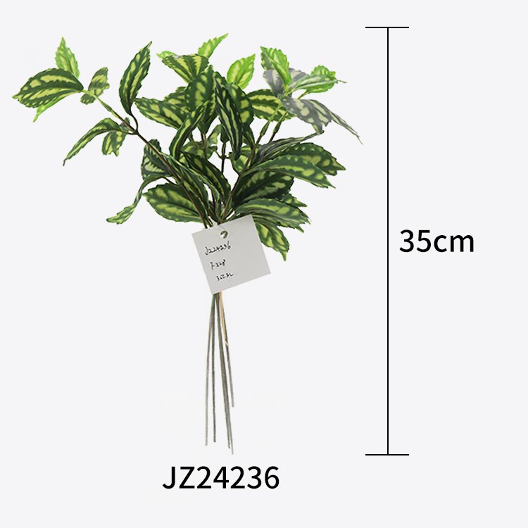 Wholesale 35cm Pilea Cadierei Factory Outlet Preserved Flowers & Plants Wreaths & Artificial Flowers Other Decorative Items
