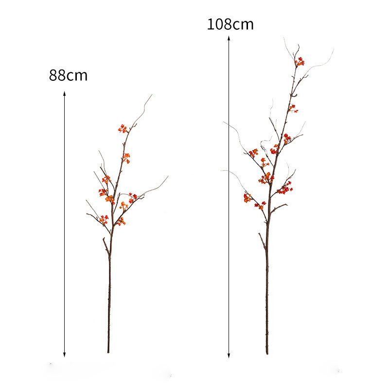 Hot saling Single 88cm snake vine fruit Artificial Flowers For Home Decoration