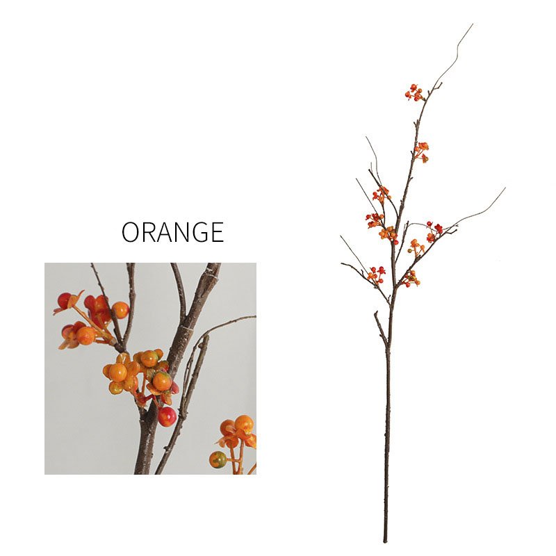 Hot saling Single 88cm snake vine fruit Artificial Flowers For Home Decoration
