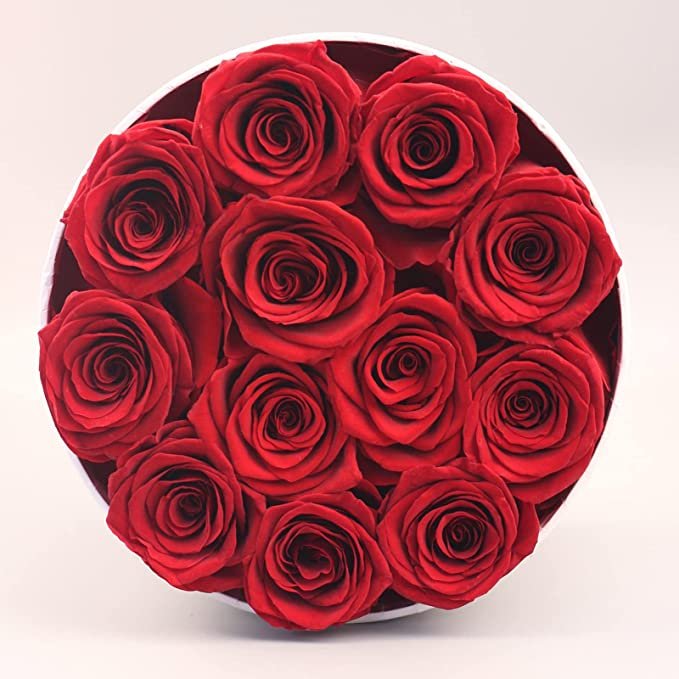 Hfloral Valentine's Gifts Eternal Long Lasting Roses real Flowers Real Natural Preserved Roses Flowers And Plants Rose In Box