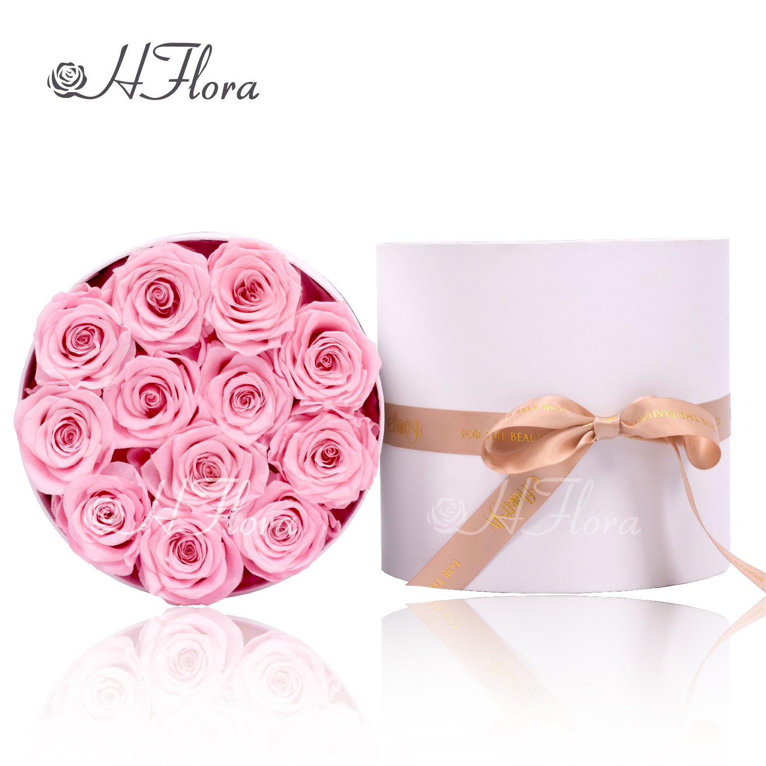 Hfloral Valentine's Gifts Eternal Long Lasting Roses real Flowers Real Natural Preserved Roses Flowers And Plants Rose In Box
