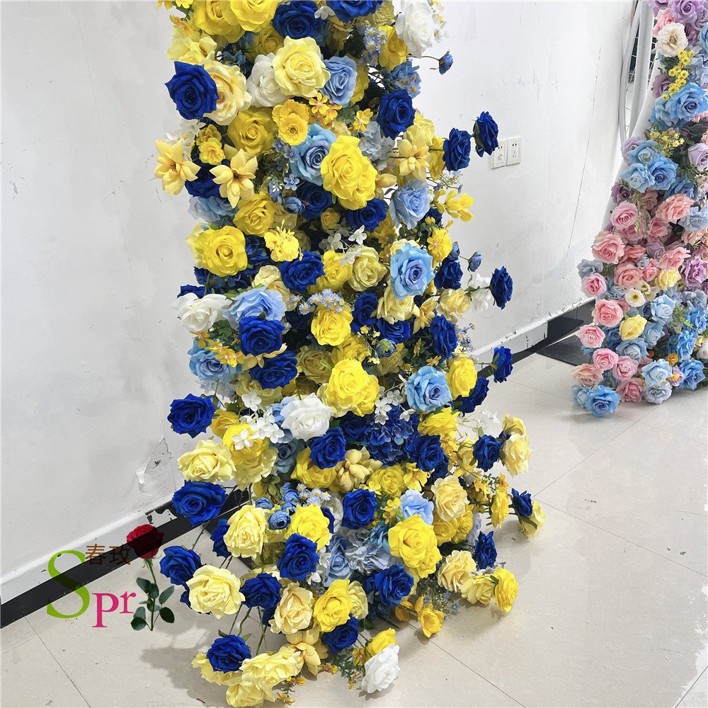 SPR Bridal Bouquet 40CM Width New Event Wedding Backdrop Decor Flower runner Vase Artificial Flower Table Flower Centerpiece