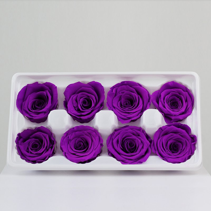 Factory direct sales high quality 4-5cm Beautiful Rose Heads preserved big roses Preserved Flowers