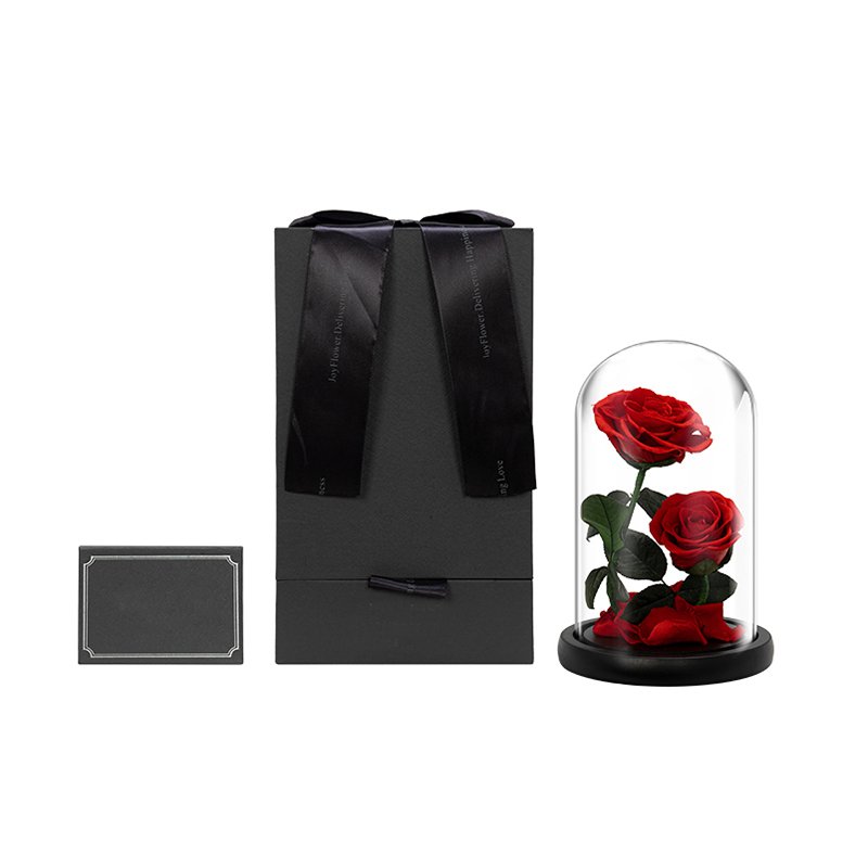 Every love preserved rose Real Touch Rosas Eternas Preservadas Forever Fresh Flower Eternal Preserved Rose in glass dome cloche