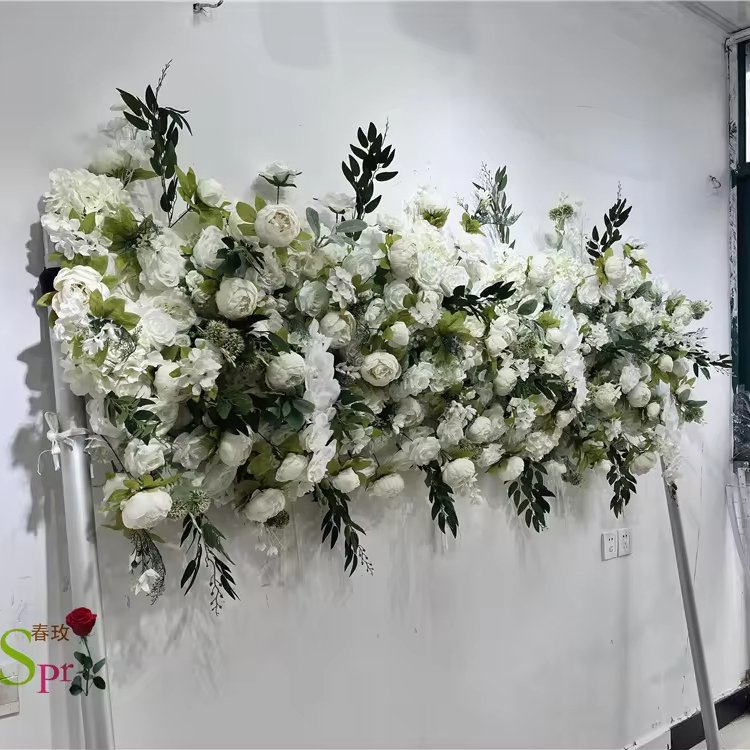 SPR Bridal Bouquet Factory Direct Artificial Flowers wall Silk Flower Backdrop In Yiwu