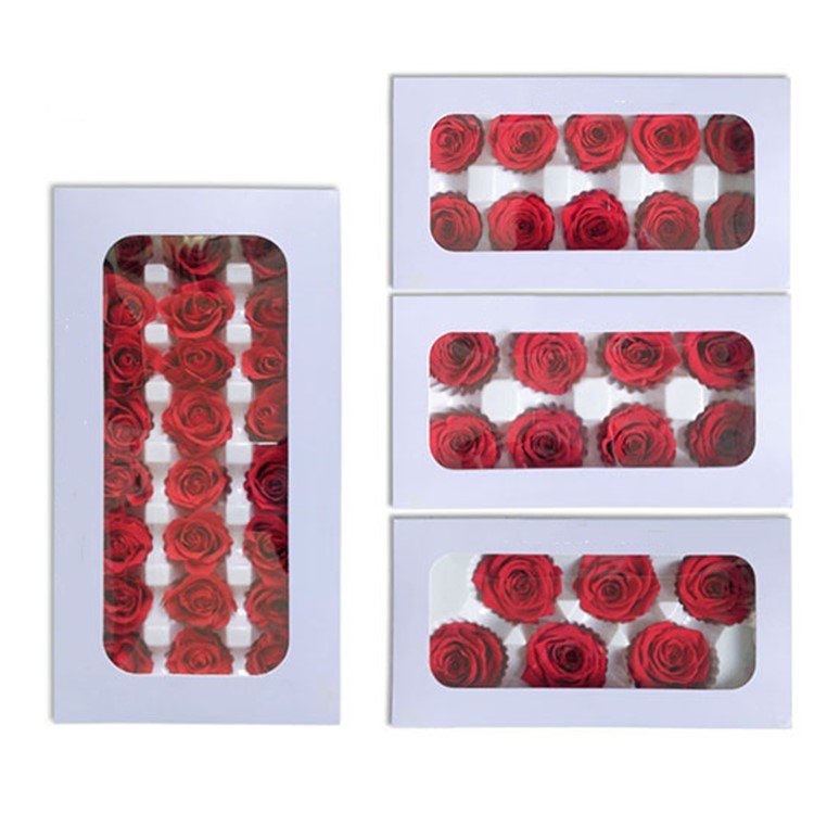 Factory Supply Wholesale 5-6 cm Long Lasting Forever Real Natural Rose Head DIY Eternal Immortal Preserved Flower Roses