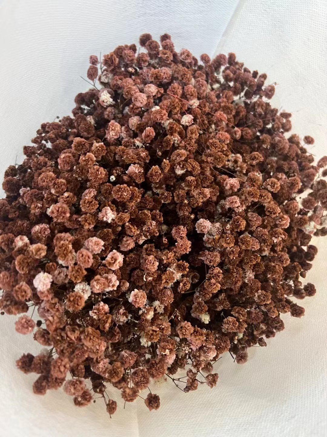 High Quality Low Price Gypsophila Dried Flowers Baby Breath Garland Baby Breathe Flower For Wedding Wall Backdrop