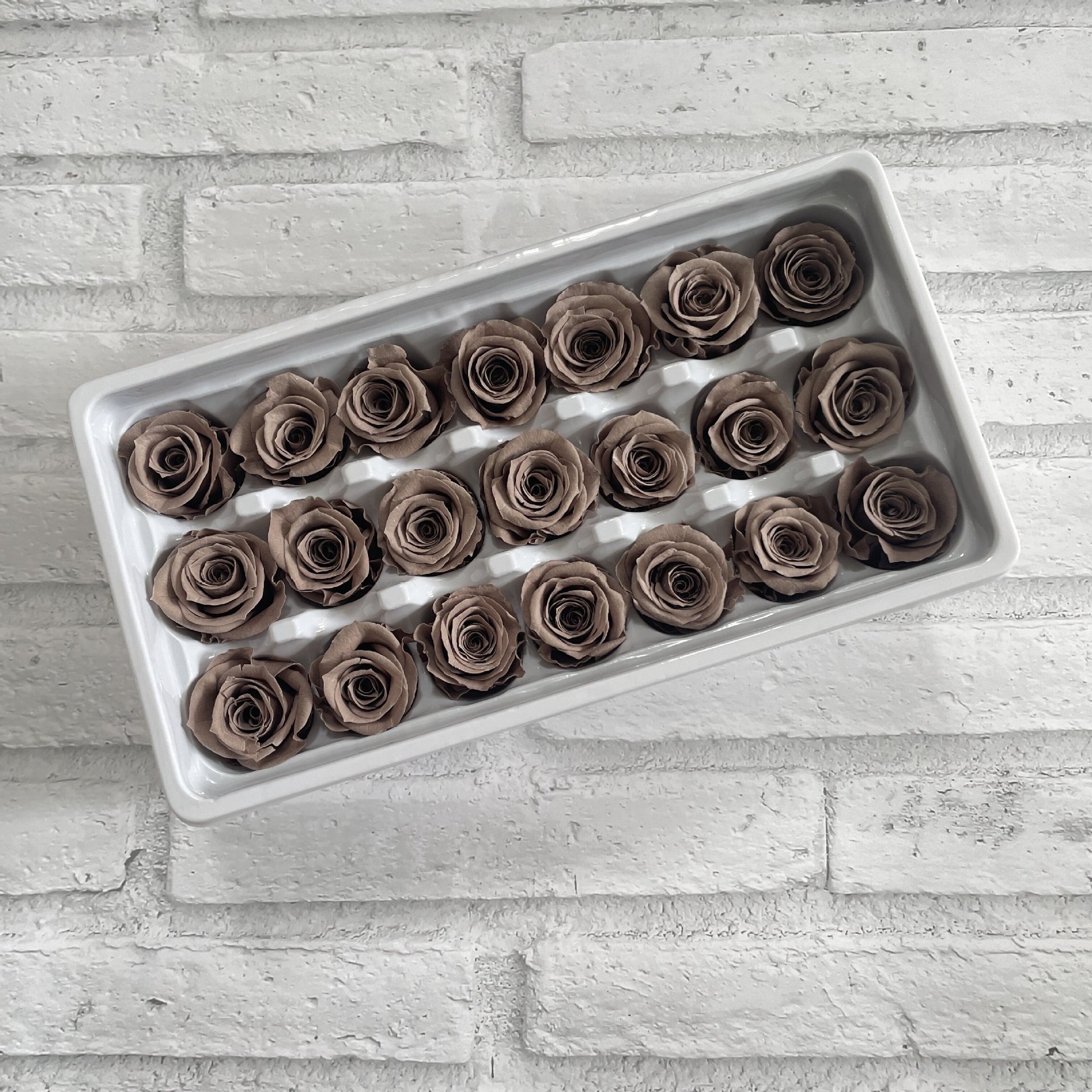 Wholesale 21-Head 2-3 cm A Grade Eternal Rose Heads Preserved Flowers for Christmas Valentine DIY Gift & Decorative Purpose