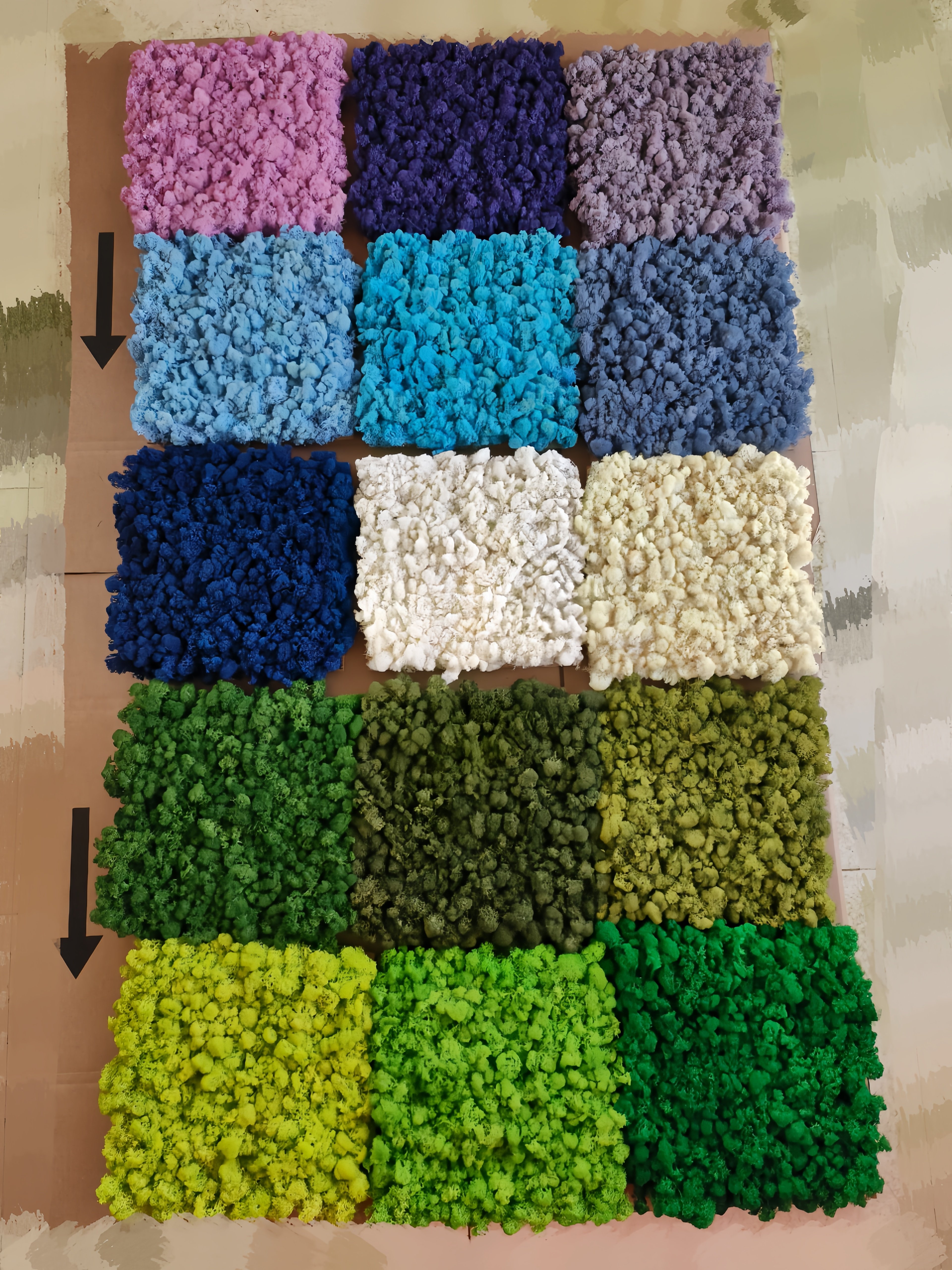 high density consistent coloring reindeer moss wall green panel real natural preserved moss panel stabilized moss art wall