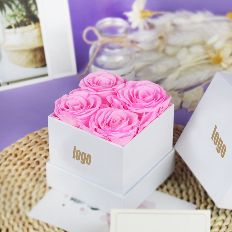 YS-014 wholesale top seller Decorative Flowers Valentines Day Gift Immortal Infinity Eternal Preserved Roses Box