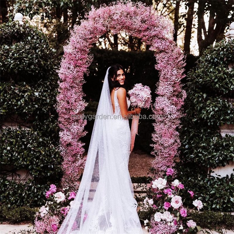 120g Preserved Pink Natural Gypsophila Dried Flowers Branches Babys Breath Bouquet Flowers