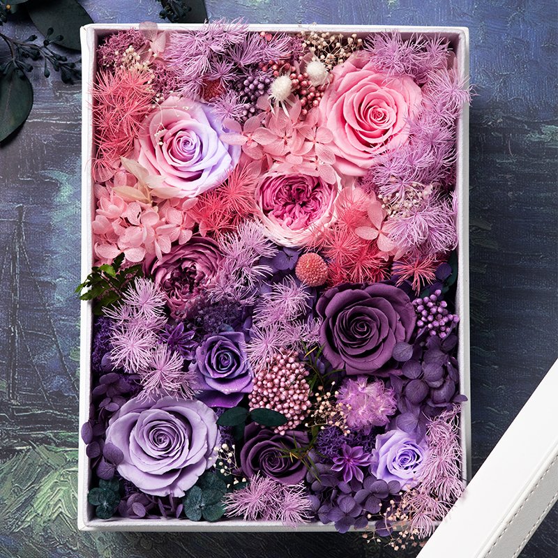 Wholesale high quality Yunnan Preserved Flower Ornaments Birthday Wedding Decoration flowers Anniversary Gift