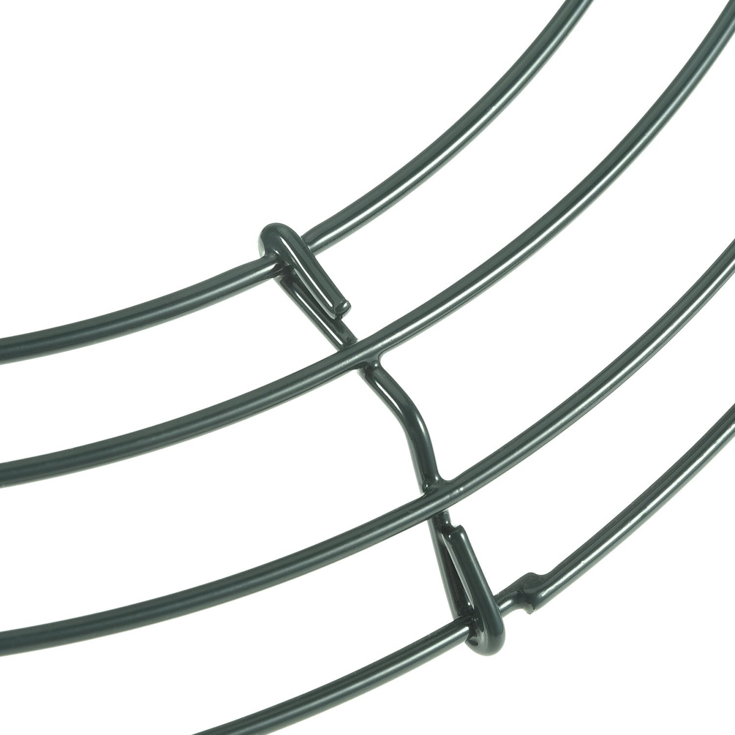 Metal Wreath Frame Green Wire Wreath for Christmas Home Party Decorations