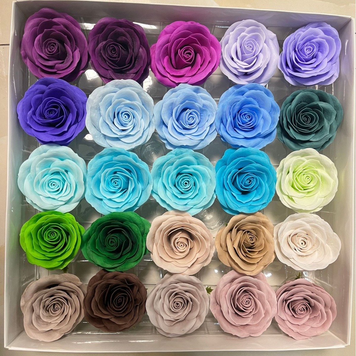 YOPIN-160 Wholesale Artificial 7 Layers Soap Flowers Preserved Roses For Valentine's Day