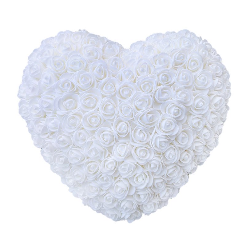 Valentine Day Wedding Gift Artificial Rose Flower heart shape preserved rose flowers in gift box