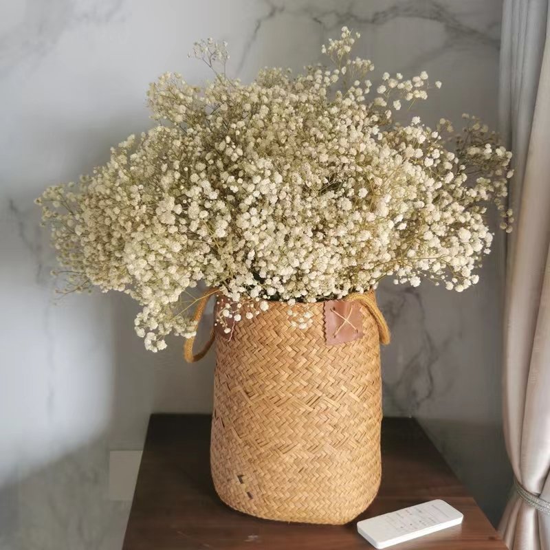 Wholesale Preserved baby breath gypsophila flowers dried customized colors for wedding bouquet decor