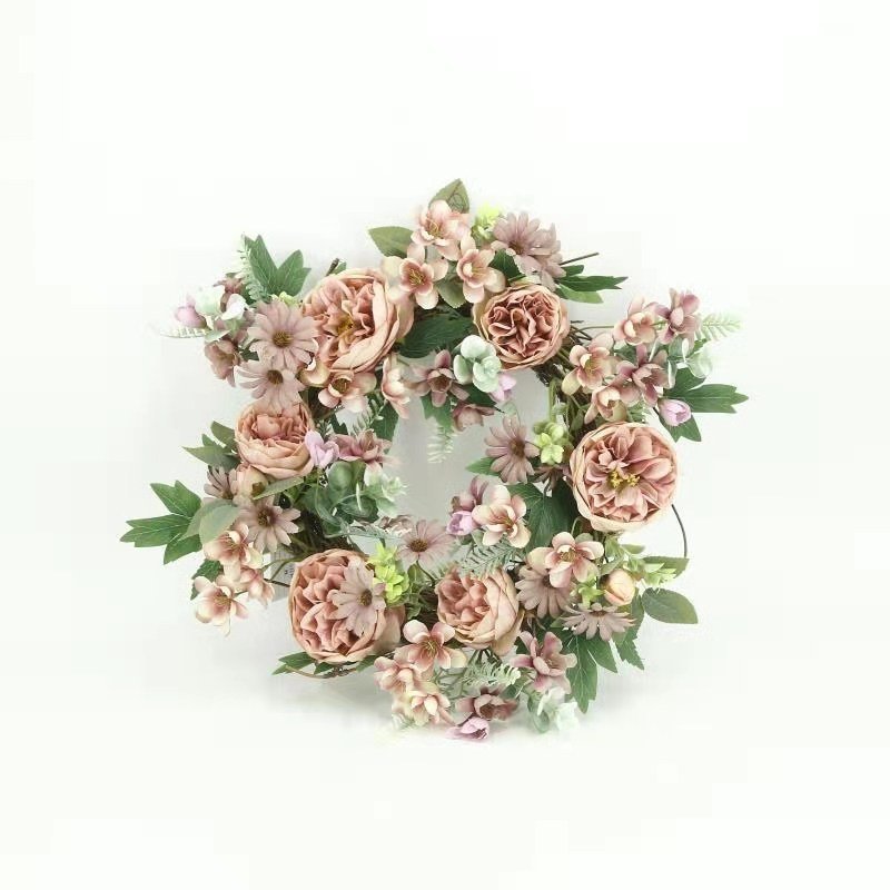 Faux Flower and wreath for home decoration
