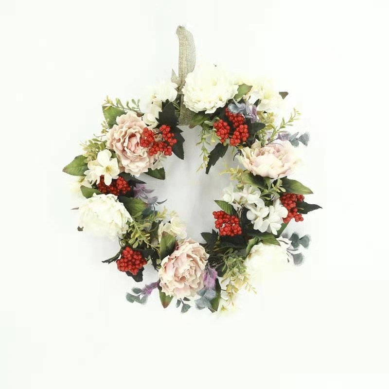 Faux Flower and wreath for home decoration