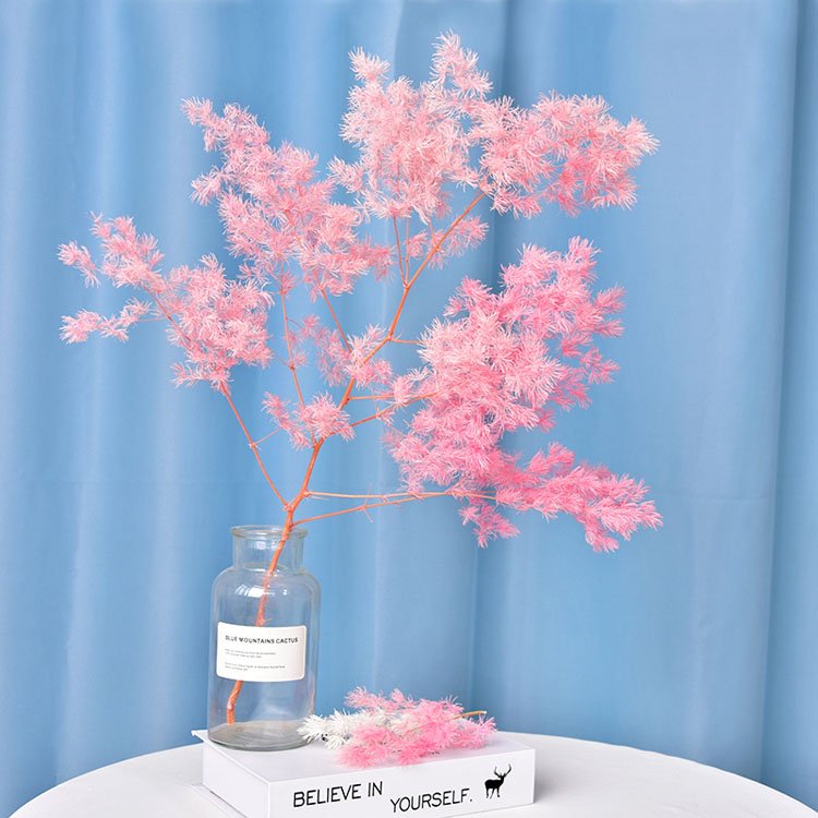 SumFlora High Quality Multi-colors Arrangement flowers preserved flower asparagus myriocladus