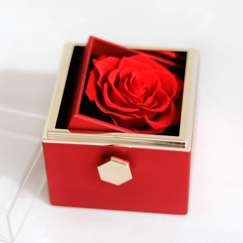 YS-088 Everrose Gift Box Rotating Cassette Necklace Mother's Day Original Gift Ideas Mom Birthday Anniversary Ladies Wife Gift
