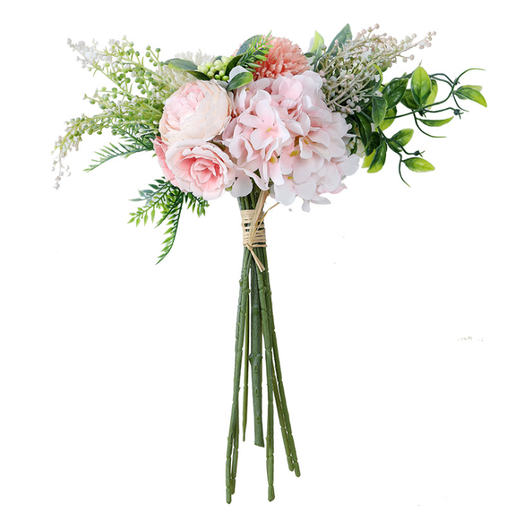 peony hydrangea wedding preserved bouquets of artificial flower