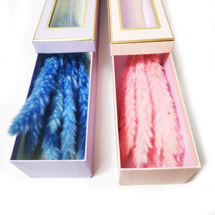 summer flora Long lasting preservation of DIY materials Valentine's day flowers Arrangement small pampas grass gift box