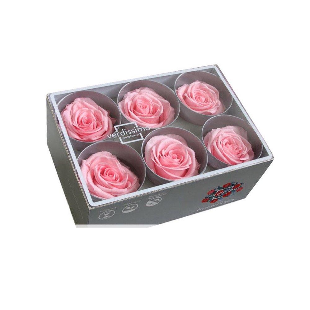 High Grade Luxury Stabilized Pink Rose Beautiful Natural Rose For Anniversary Wedding Decoration