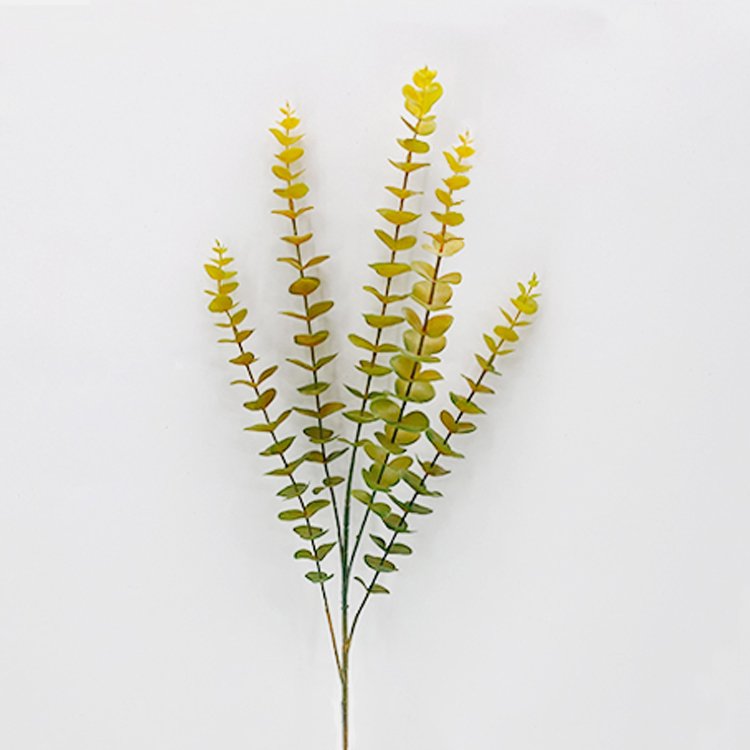 Wholesale 88cm Eucalyptus Simulated Single Branch Flower Injection Molded Preserved Home Decorative Plants Factory Direct Home