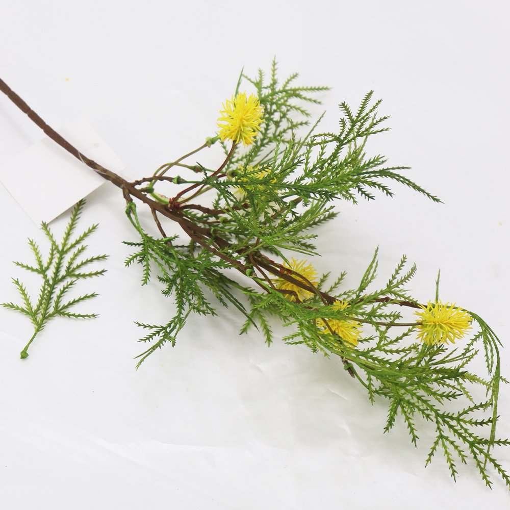High Quality Xanthium sibiricum Fruit Flower Preserved Artificial Green Plants and Decorative Wreaths