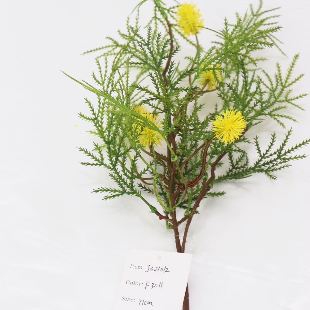 High Quality Xanthium sibiricum Fruit Flower Preserved Artificial Green Plants and Decorative Wreaths