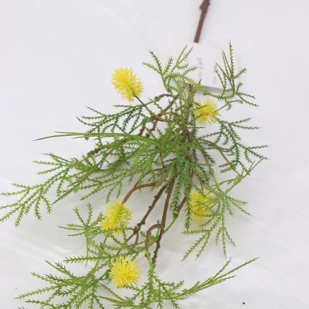 High Quality Xanthium sibiricum Fruit Flower Preserved Artificial Green Plants and Decorative Wreaths